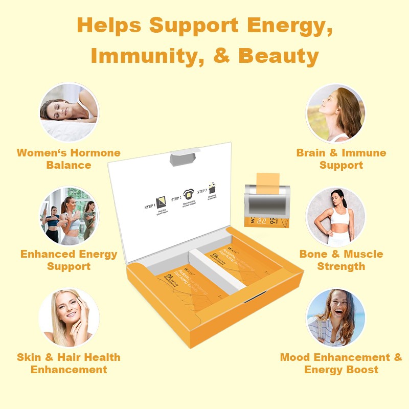 Wholesale Supplements Mango Flavor BrightPearl Whitening Oral Thin Film for Skin Whitening Strips