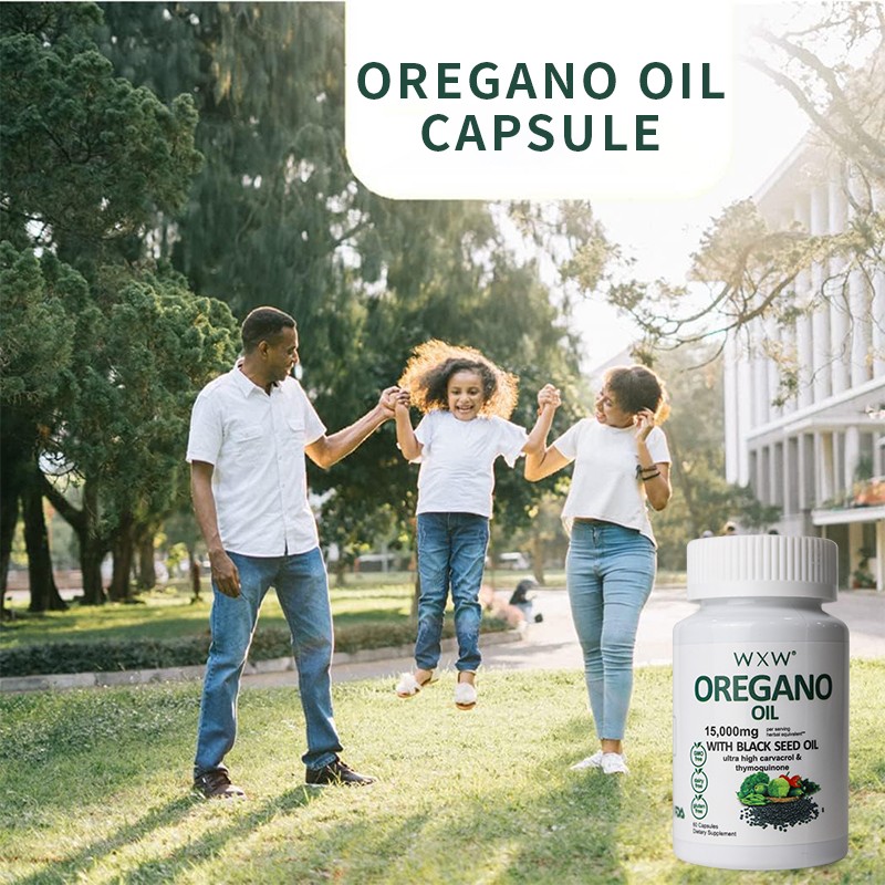 Ready to Ship Products Antioxidant Support Supplement Nature 100% Pure Oregano Oil Carvacrol Capsules