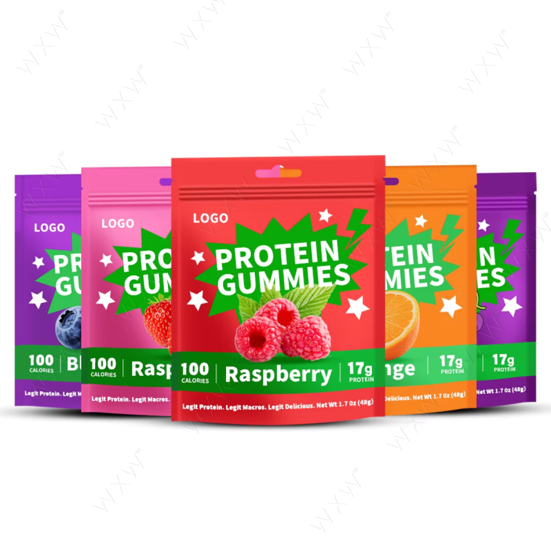 Factory Anniversary Promotion Protein Gummy Weight Gain Supplement Private Label Sugar Free Vitamin High Whey Protein Gummies