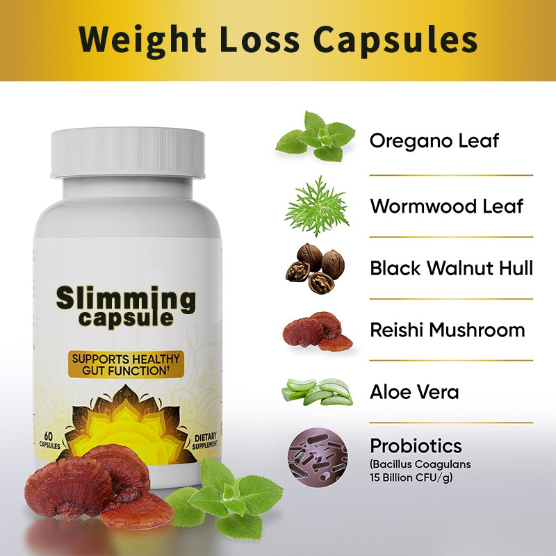 OEM Natural Herbal Slimming Tablets Diet Fast and Strong Fat Burner Slim for Weight Loss Capsules
