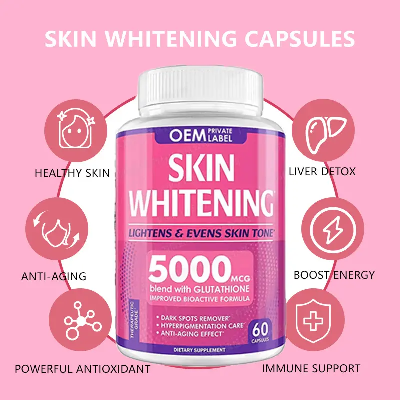 OEM Collagen Peptide Powder Supplements Multi Collagen Burn Capsules Skin Whitening Collagen Peptide Powder Capsule