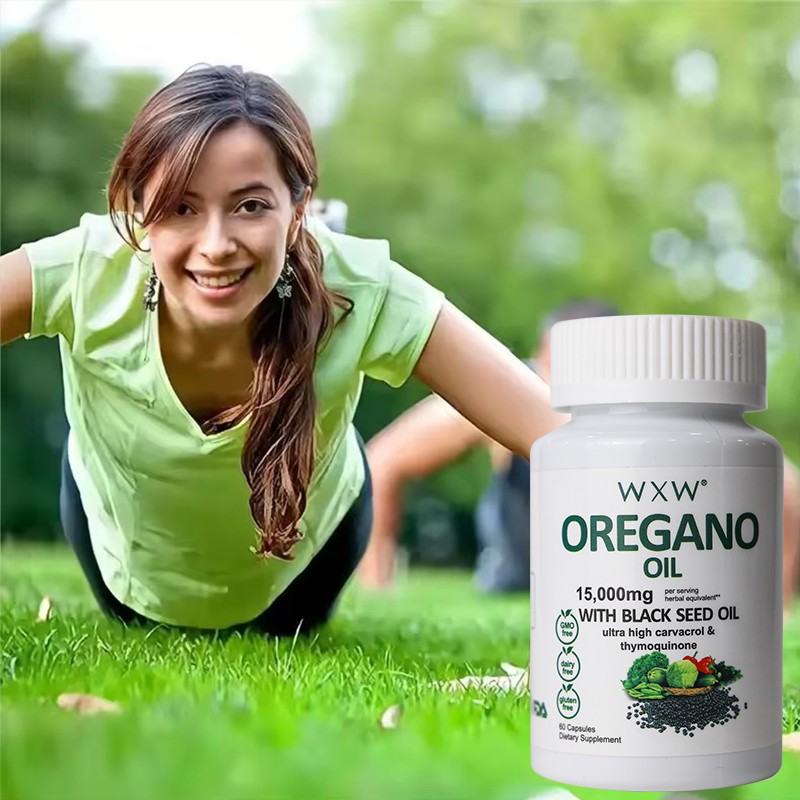 Ready to Ship Products Antioxidant Support Supplement Nature 100% Pure Oregano Oil Carvacrol Capsules