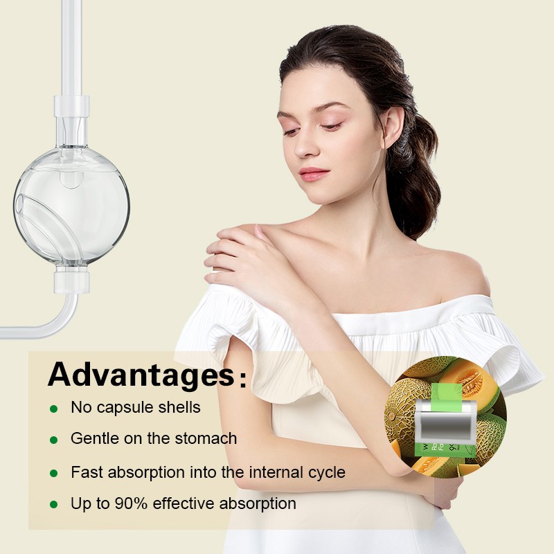 OEM/ODM Natural Skin Whitening Collagen Tripeptide Strips Delay Age Hami Melon Collagen Strips for Women