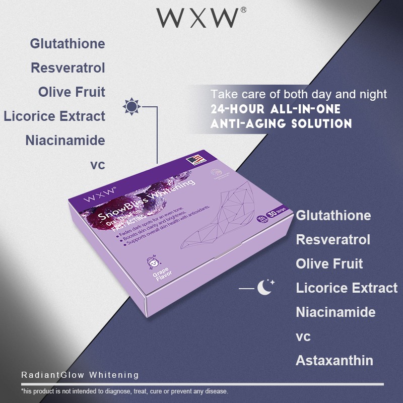 Beauty Products Vitamins Supplements Fast Acting BrightPearl Whitening Oral Thin Film for Helps Support Energy