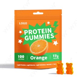 Factory Anniversary Promotion Protein Gummy Weight Gain Supplement Private Label Sugar Free Vitamin High Whey Protein Gummies