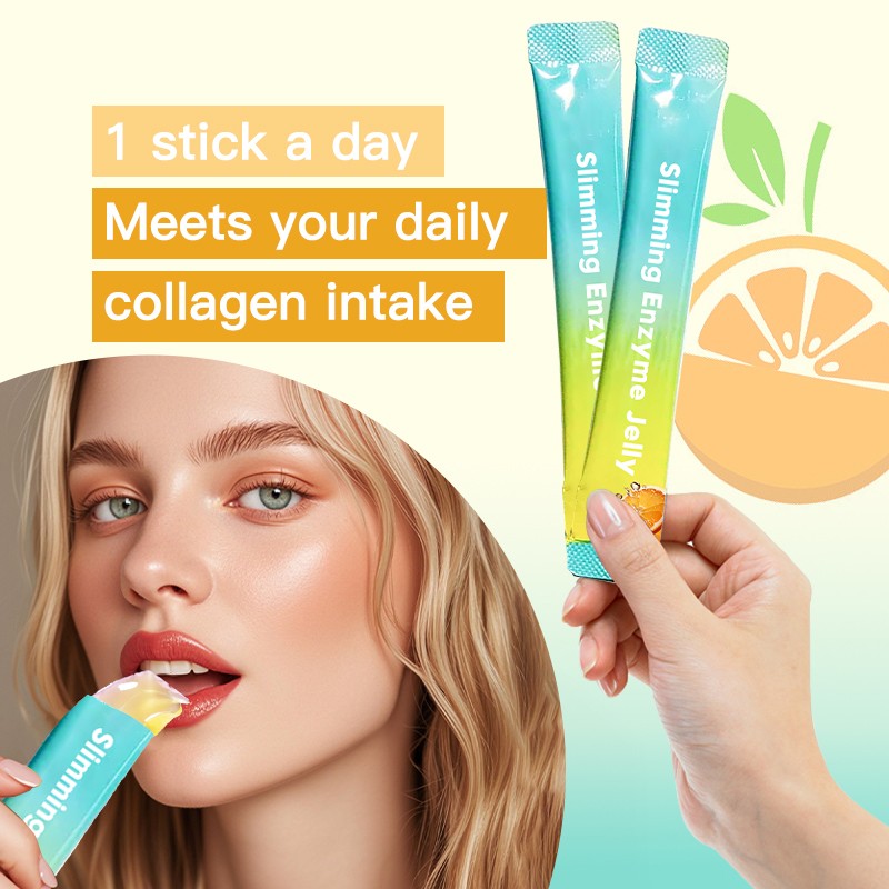 Fruity Flavor Supplement  Prebiotic Maintain Healthy Bowel Function Appetite Suppressant Detoxification Slimming Enzyme Jelly