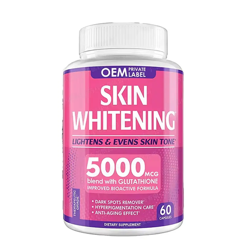 OEM/ODM L-glutathioner Whitening Pills Skin Whitening Skin Care Product with Vitamin C for Women Skin Whitening Capsules