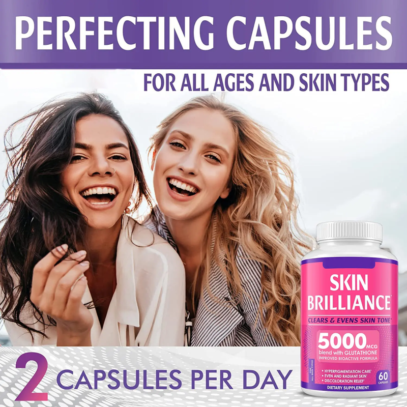 OEM/ODM L-glutathioner Whitening Pills Skin Whitening Skin Care Product with Vitamin C for Women Skin Whitening Capsules