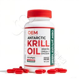 Hot Sales Brain Health Supplement Krill Oil Capsules Omega 3 Epa Dha Antarctic Krill Oil Softgel