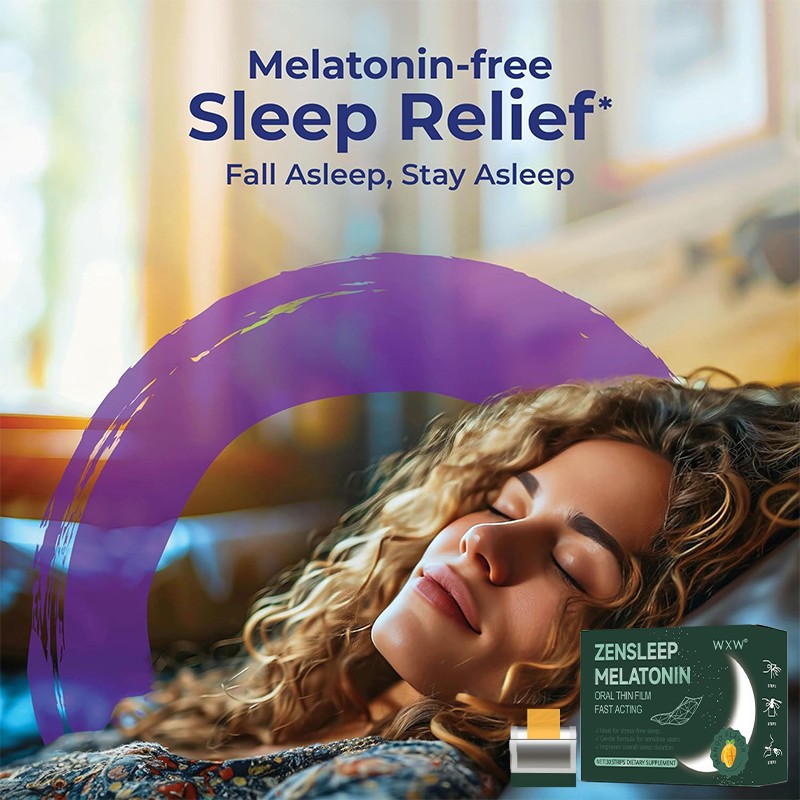 Private Label Support Hemp Gummies Sleep Aid for Stress Relief and Better Sleep Melatonin Strips
