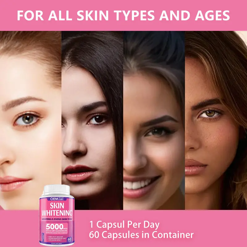 OEM Collagen Peptide Powder Supplements Multi Collagen Burn Capsules Skin Whitening Collagen Peptide Powder Capsule