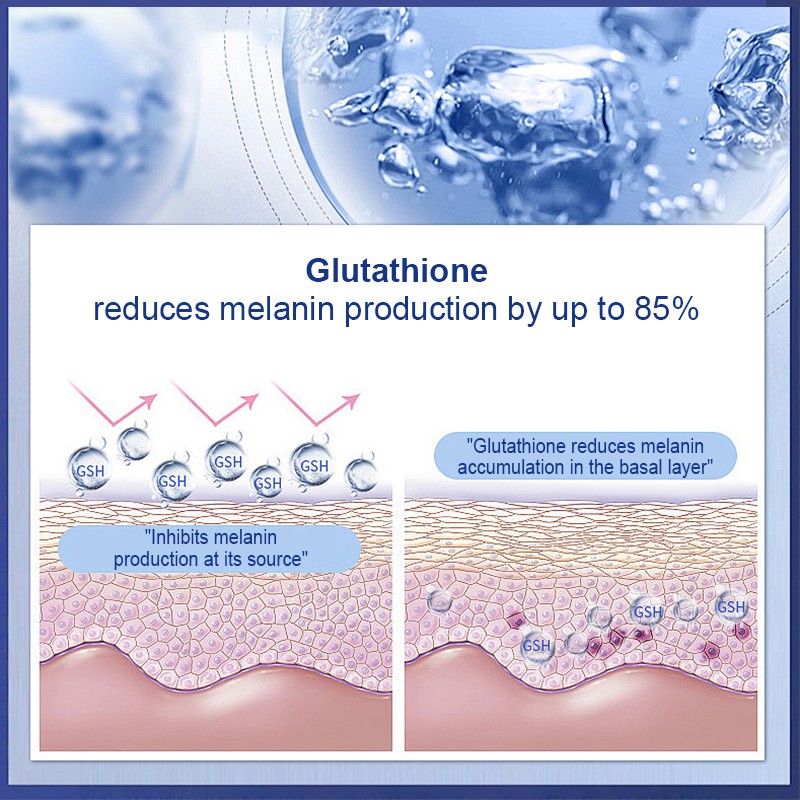 Private Label High Quality Skin Whitening Tablets Maximum Strength L-Glutathioner Collagen Vitamin C Skin Whitening Strips