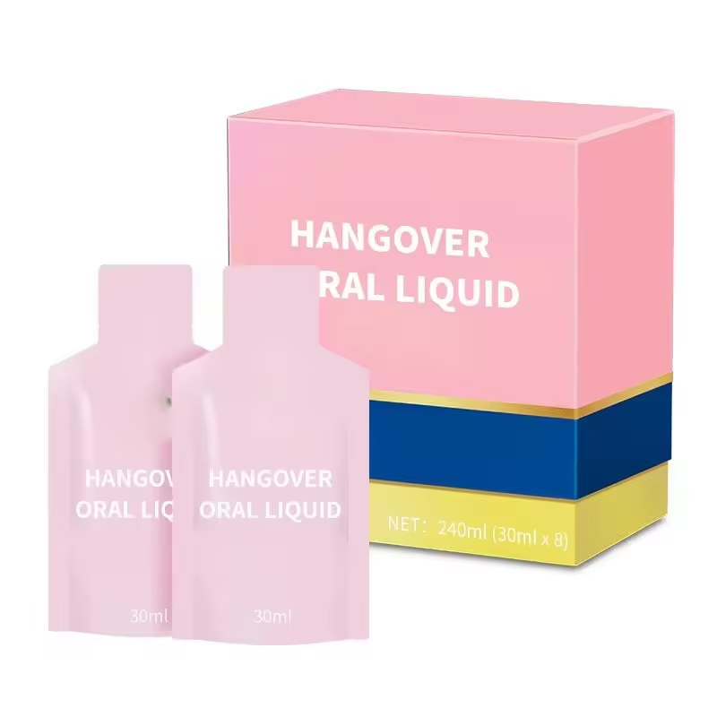 Anti Hangover Drink Liver Health Herbal Supplement Pueraria Mirifica and Milk Thistle Extract No More Hangovers Oral Liquid