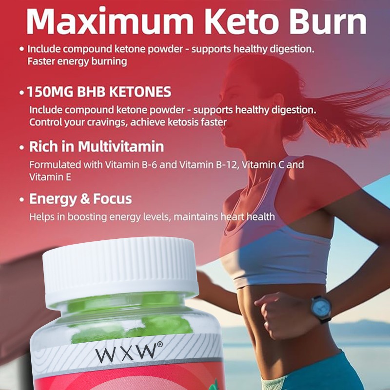 HOT SALE Apple Cider Vinegar Gummies Candy OEM Natural Plant Extract Oil KETO ACV Gummies