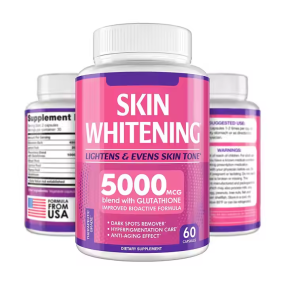 Pure Glutathioner Capsule with Anti-aging and Collagen Skin Whitening Private Label Beauty White L-glutathioen Capsules