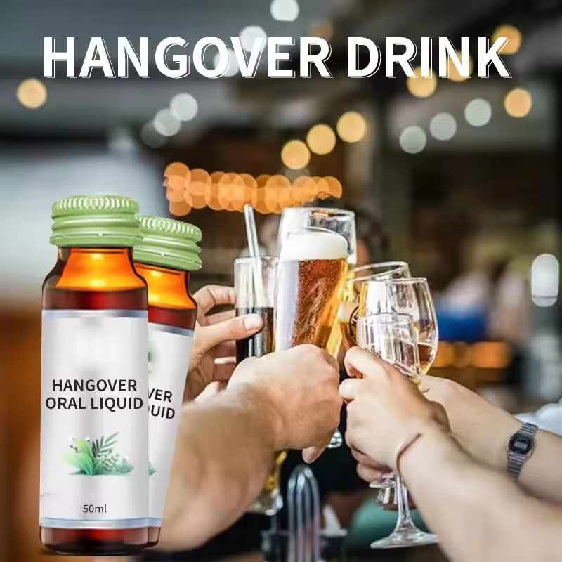 OEM/ODM Natural Hovenia Dulcis Hangover Oral Liquid Drink Milk Thistle Liver Detox Hangover Drink