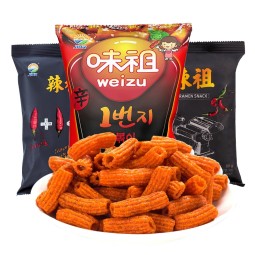 Korean Snacks Hot Chicken Roll Spicy Rice Cake Sticks  Favorite Snack