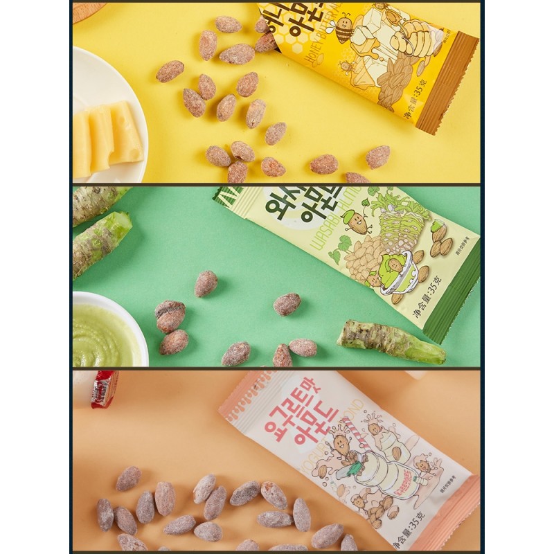 Korean Snacks   Honey Butter Cashewnut  210 g Korean Favorite Snack