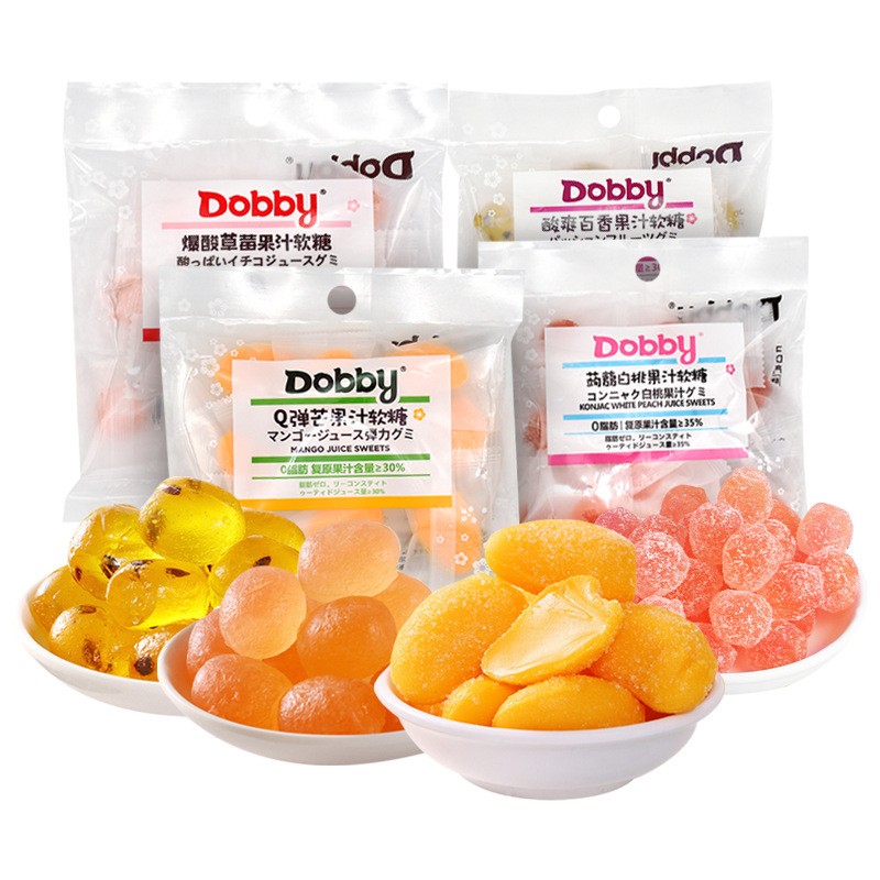 Wholesale China Hot Selling Gummy 100g-110g White Grape Juice Flavour Duobi Gummy Sweet Candy