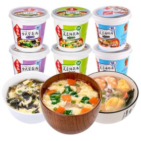 Hot Sale Good Quality 100% Fresh Vegetables 5 Flavor Cups of Noodles Instant Soup