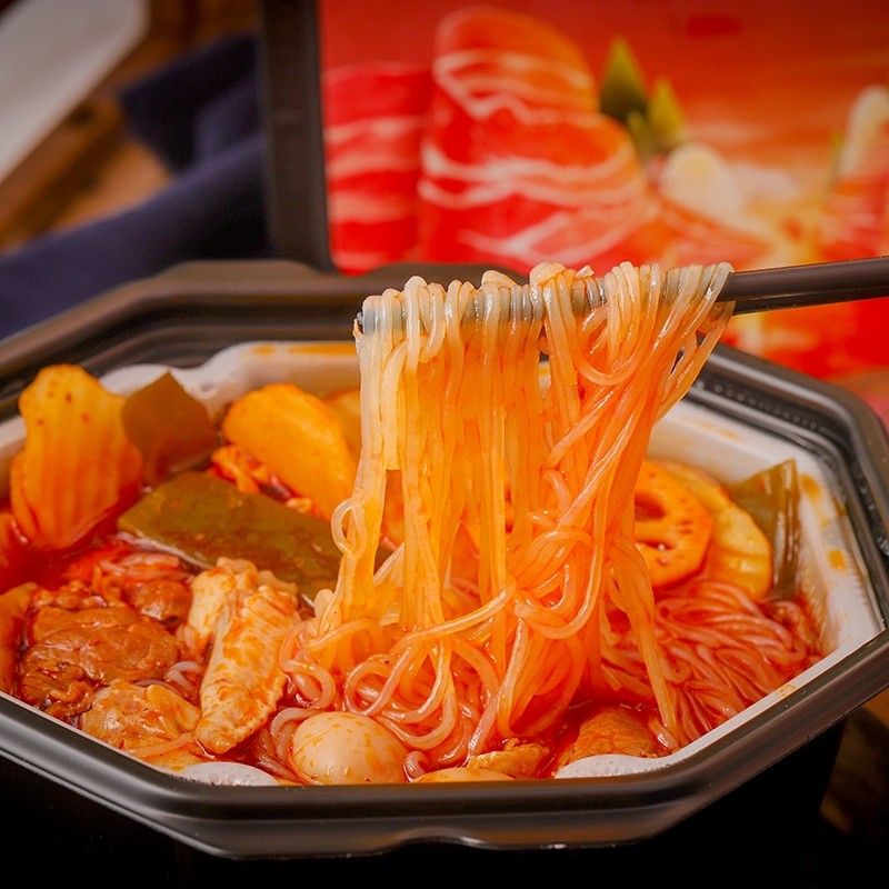 405G Open a Small Stove Spicy Beef Self Heating Hot Pot Food Ready to Eat Heating Beef Hotpot Self-boiling Hotpot