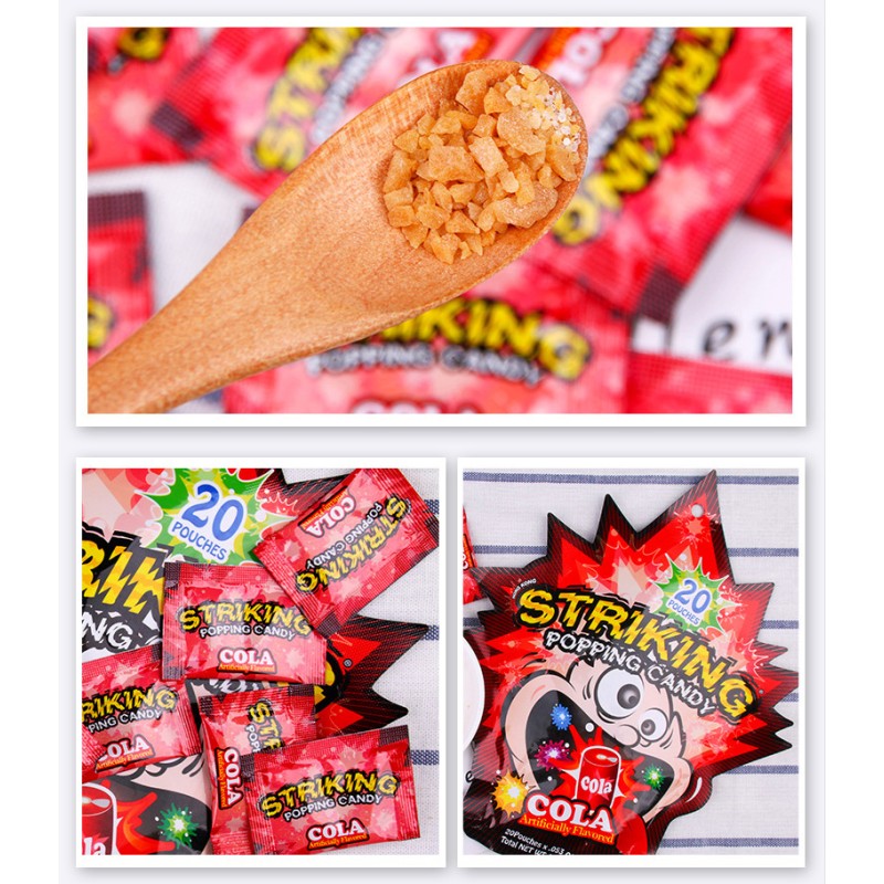 30g*48bags Popular Delicious Candy Made in China Various Flavor Magic Popping Candy for Child