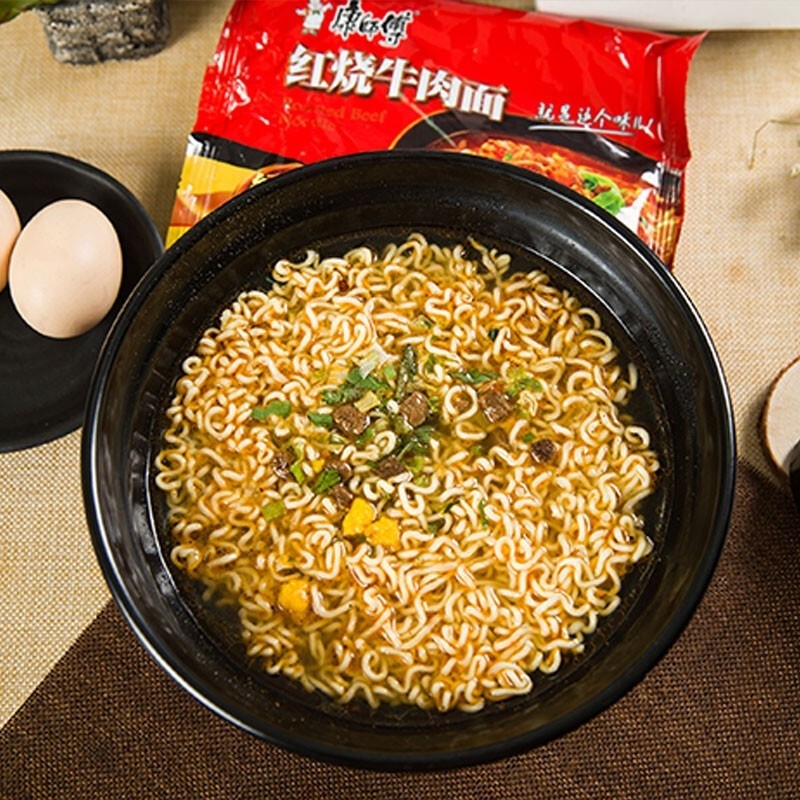 China  Spicy  Instant Noodle Popular Convenience Instant Food Master Kong Bag Instant Noodles