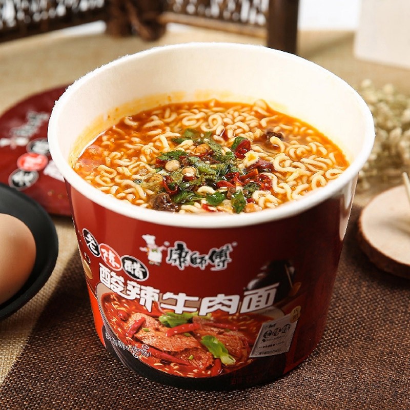 Wholesale Popular Chinese Instant Tomato Noodles Packaging Cup Instant Noodle