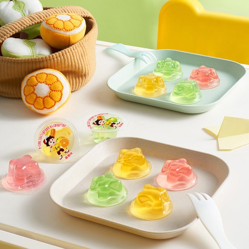 China Colorful Cute Fruit Shape Yummy Juice Fruity  Sweet Jelly