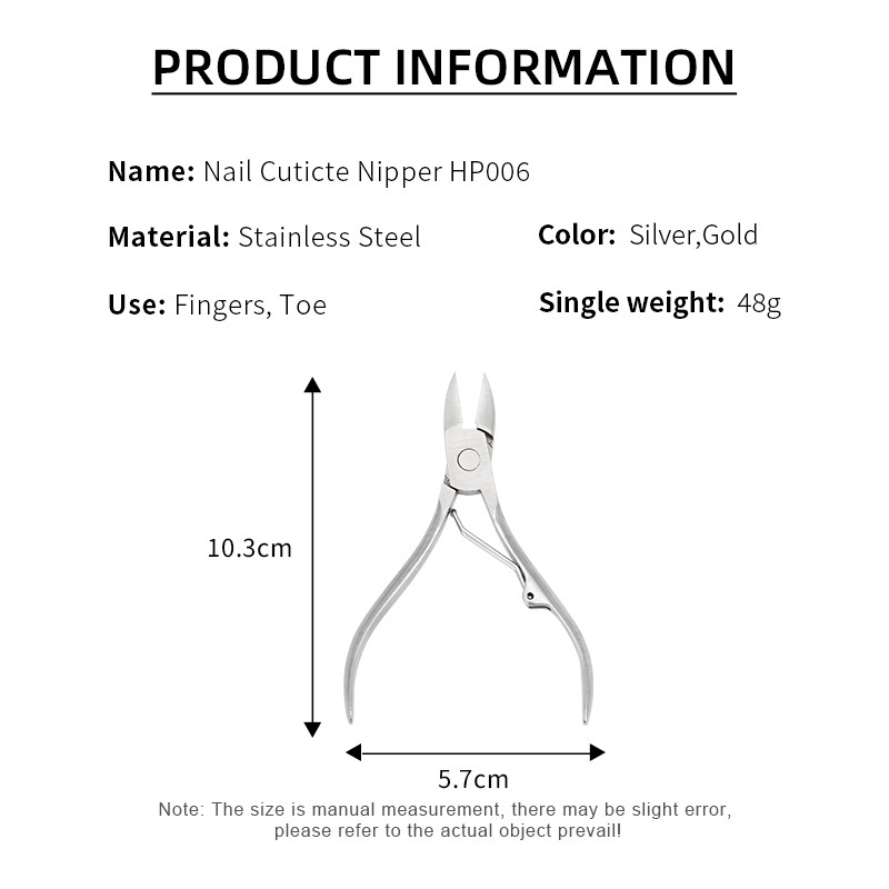Toenail Nipper Manufacturer - Alicate Pedicure Stainless Steel Wholesale Professional