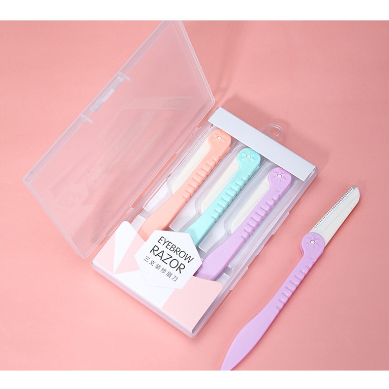 Eyebrow Razor Manufacturer - Portable Folding Safety Cover Facial Hair Trimmer