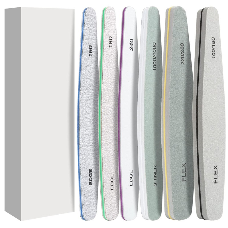Nail File Set Manufacturer - Professional Gel Natural Manicure Polisher Washable