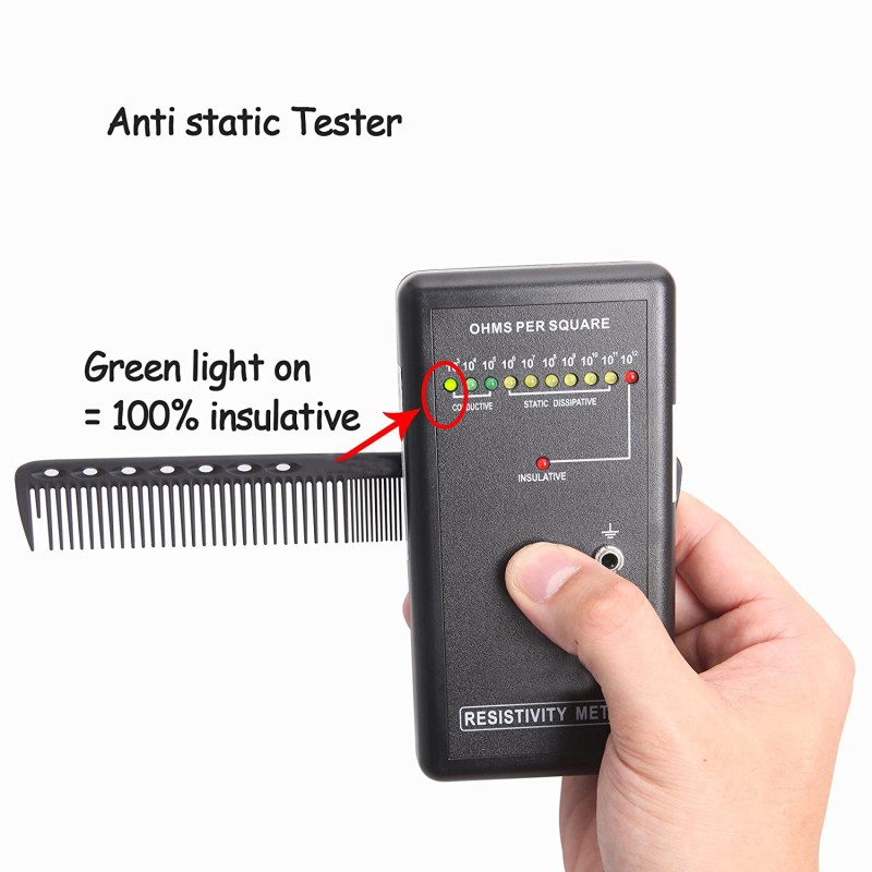 Hair Comb Manufacturer - Black Carbon Fine Cutting Heat Resistant 14 Holes