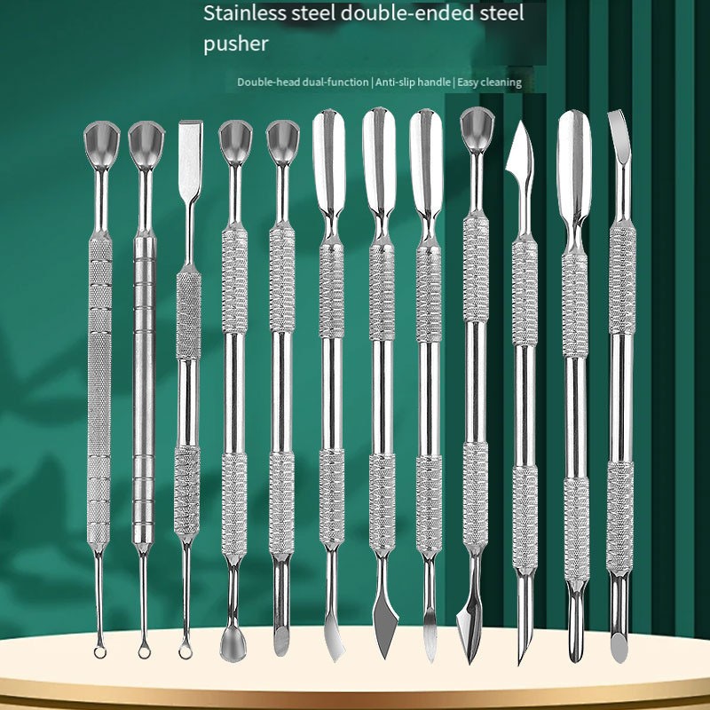Cuticle Pusher Manufacturer - Russian Style Dual-End Nail Remover Manicure Pedicure