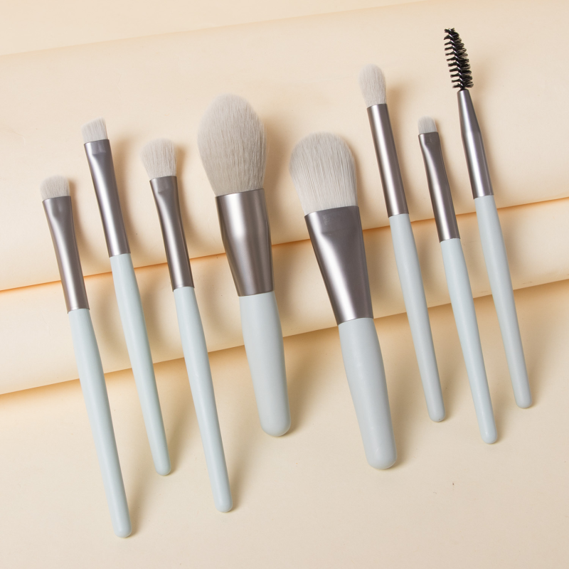 Makeup Brush Set Manufacturer - 8 Pcs Travel Personalized Synthetic Mini Brushes