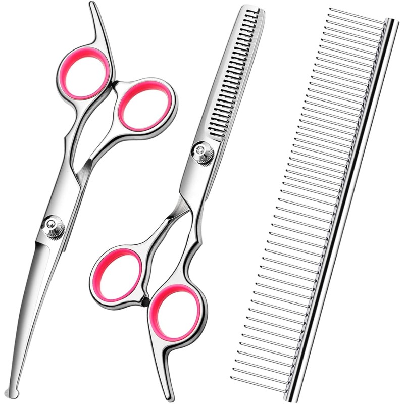 Dog Grooming Kit Manufacturer - Professional Safety Round Tips Stainless Steel Shears