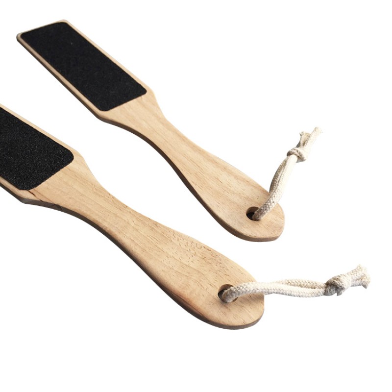 Foot File Manufacturer - Double Sided Wooden Scrubber Callus Remover Dead Skin Exfoliator