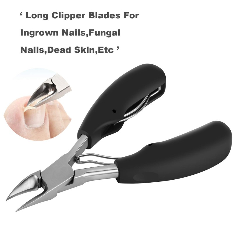 Cuticle Nipper Manufacturer - Heavy-Duty 3 Pcs Sharp Large Nail Tools for Men Women