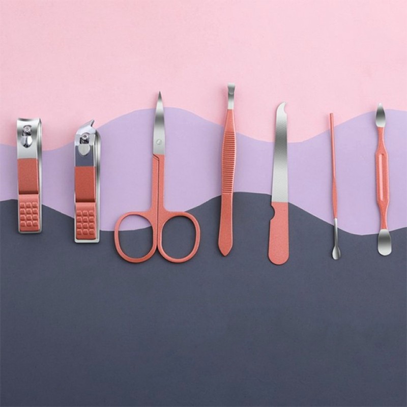 Manicure Set Manufacturer - RIMEI Rose Gold Professional Pedicure Set Wholesale