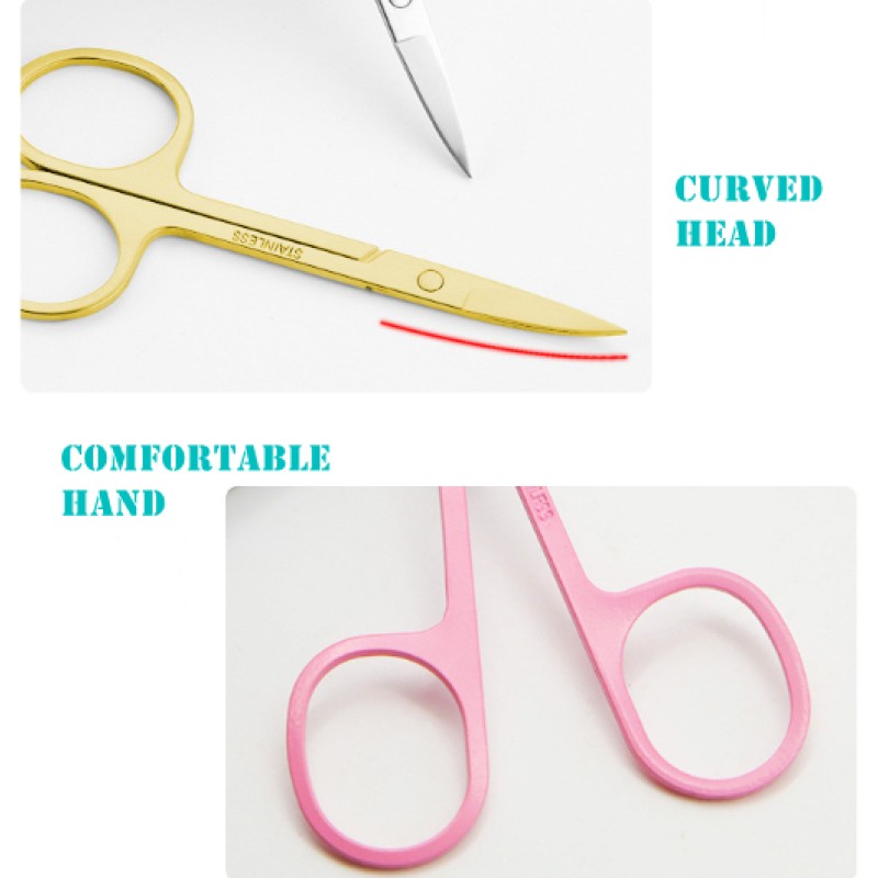 Beauty Scissors Manufacturer - Wholesale Stainless Steel Small Eyebrow Manicure