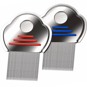 Lice Comb Manufacturer - Upgraded Pro Grade Double Pins with Magnifier
