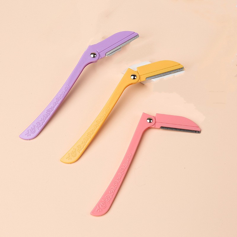 Eyebrow Trimmer Set Manufacturer - Private Label Dermaplaning Small Pink Razor