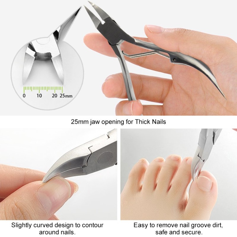 Ingrown Toenail Kit Manufacturer - 7 Pcs Stainless Steel Pedicure Correction Remover Tools