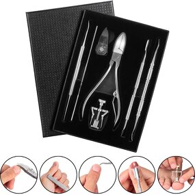 Ingrown Toenail Kit Manufacturer - 7 Pcs Stainless Steel Pedicure Correction Remover Tools