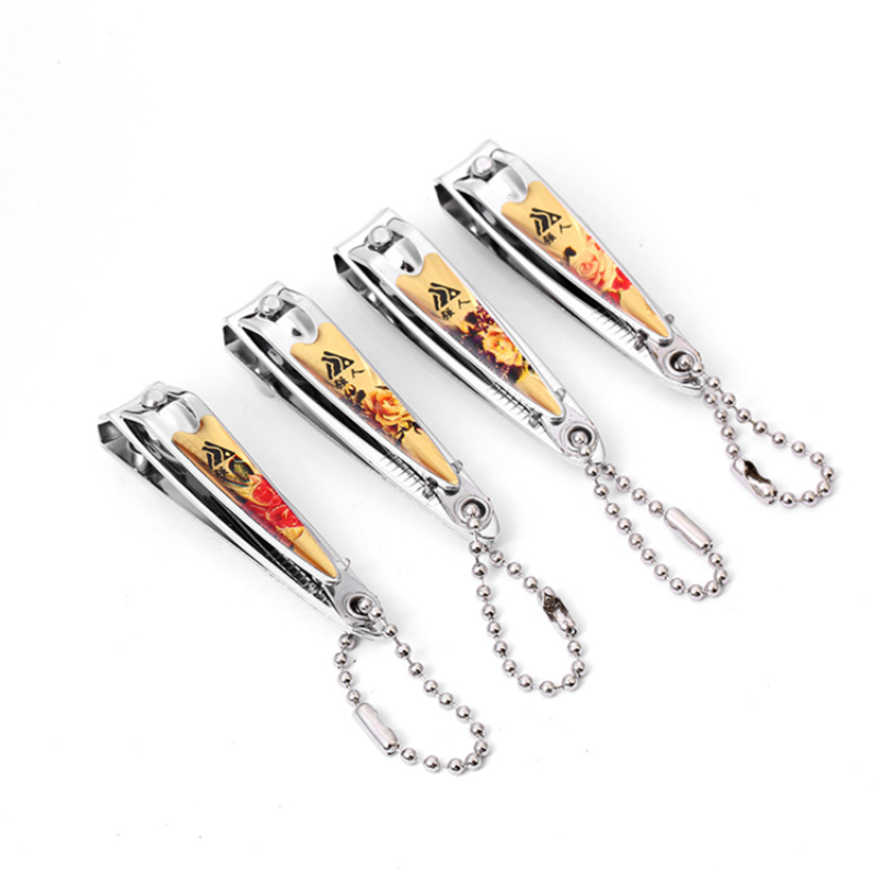 Nail Clipper Set Manufacturer - Qiangren Brand Small with Ring Chain Stainless Steel Gift