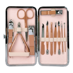 Manicure Set Manufacturer - Omuda High Quality Steel Nail Clipper Kit with Case