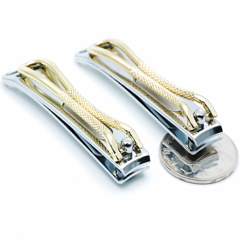 Nail Clipper Manufacturer - Gold Plated Metal Nail Cutter Custom Logo