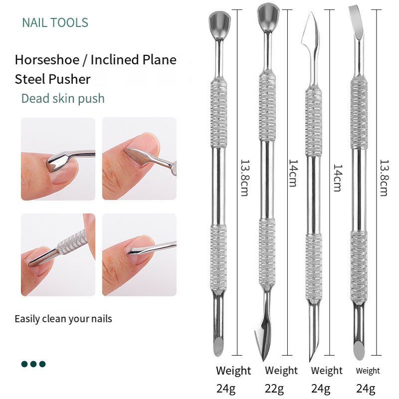 Cuticle Pusher Manufacturer - Russian Style Dual-End Nail Remover Manicure Pedicure