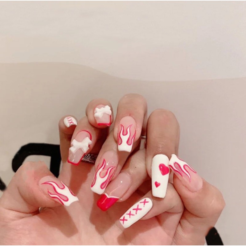 Press on Nails Manufacturer - Private Label Luxury Box Packaging French False Nails