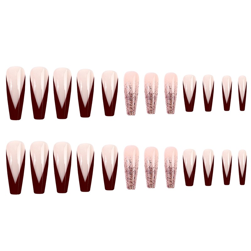 Press on Nails Manufacturer - Artificial Fingernails Coffin Tips Full Cover Supply